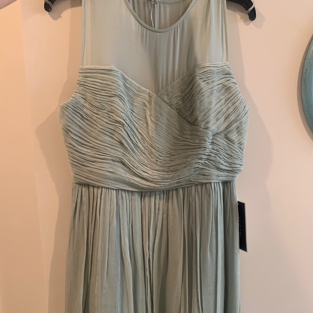 Brand new with tags sage bridesmaid dress